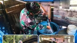 Kodim 0322/Siak Salurkan Bantuan Air Bersih untuk Warga Terdampak Kekeringan di Minas