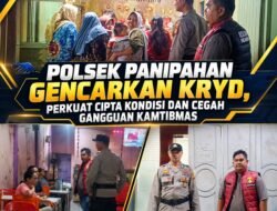 POLSEK PANIPAHAN GENCARKAN KRYD, PERKUAT CIPTA KONDISI DAN CEGAH GANGGUAN KAMTIBMAS