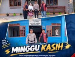 Minggu Kasih, Polsek Panipahan Hadir di Gereja, Perkuat Kamtibmas dan Sinergi Bersama Jemaat