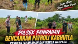 Polsek Panipahan Gencarkan Patroli Karhutla, Pastikan Lahan Aman dan Warga Waspada