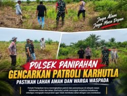 Polsek Panipahan Gencarkan Patroli Karhutla, Pastikan Lahan Aman dan Warga Waspada