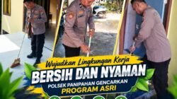 Wujudkan Lingkungan Kerja Bersih dan Nyaman, Polsek Panipahan Gencarkan Program ASRI