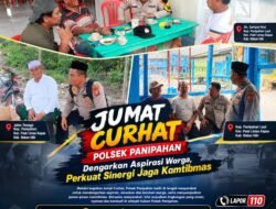 Jumat Curhat Polsek Panipahan: Dengarkan Aspirasi Warga, Perkuat Sinergi Jaga Kamtibmas