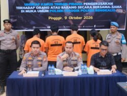 Tidak Terima Dituding Maling Warga Serang Markas Security PT Adei Ditangkap Polisi