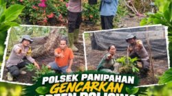 POLSEK PANIPAHAN GENCARKAN GREEN POLICING, AJAK WARGA WUJUDKAN LINGKUNGAN HIJAU DAN LESTARI