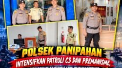 POLSEK PANIPAHAN INTENSIFKAN PATROLI C3 DAN PREMANISME, WUJUDKAN SITUASI KAMTIBMAS YANG AMAN DAN KONDUSIF