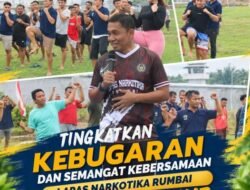 Tingkatkan Kebugaran dan Kebersamaan, Lapas Narkotika Rumbai Gelar Senam Sehat Bersama Petugas dan Warga Binaan