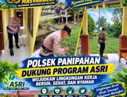 Dukung Program ASRI, Polsek Panipahan Gelar Gotong Royong